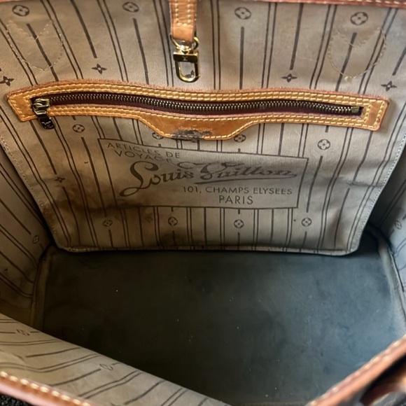 +Sold LOUIS VUITTON NEVERFULL TOTE - Picture 8 of 11